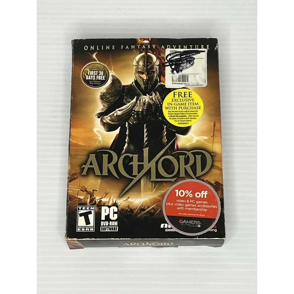 ArchLord (Microsoft Windows, 2006) CIB Tested And Working